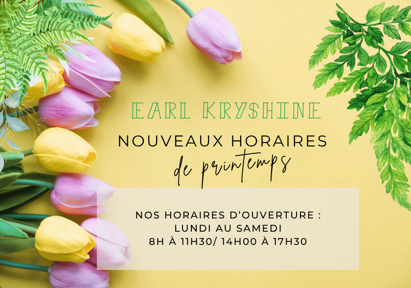 Horaires de Printemps